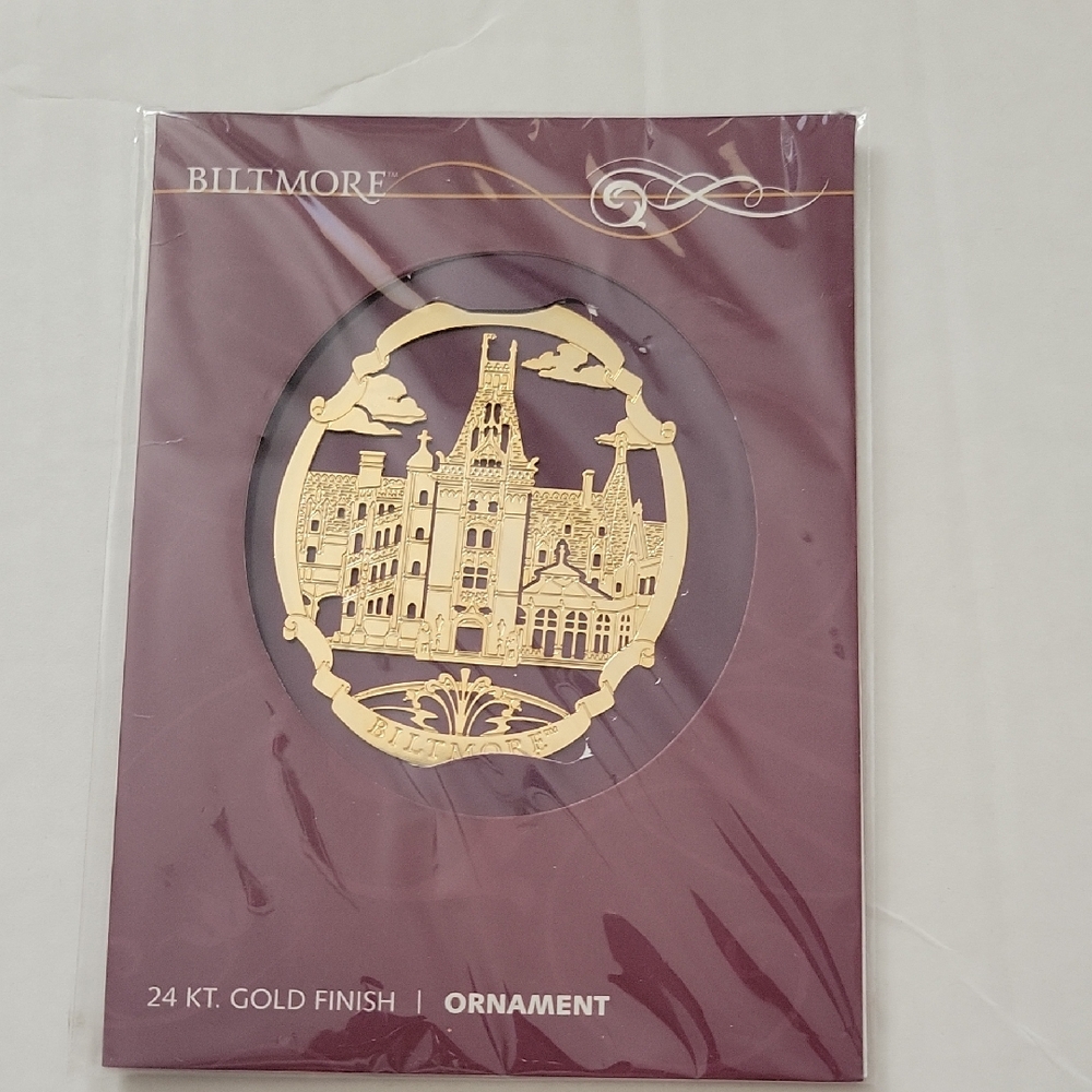 Gold Holiday Ornament